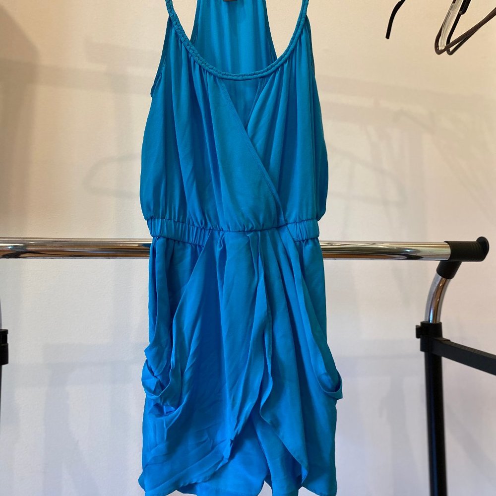 Blue Charlie Jade Silk Romper